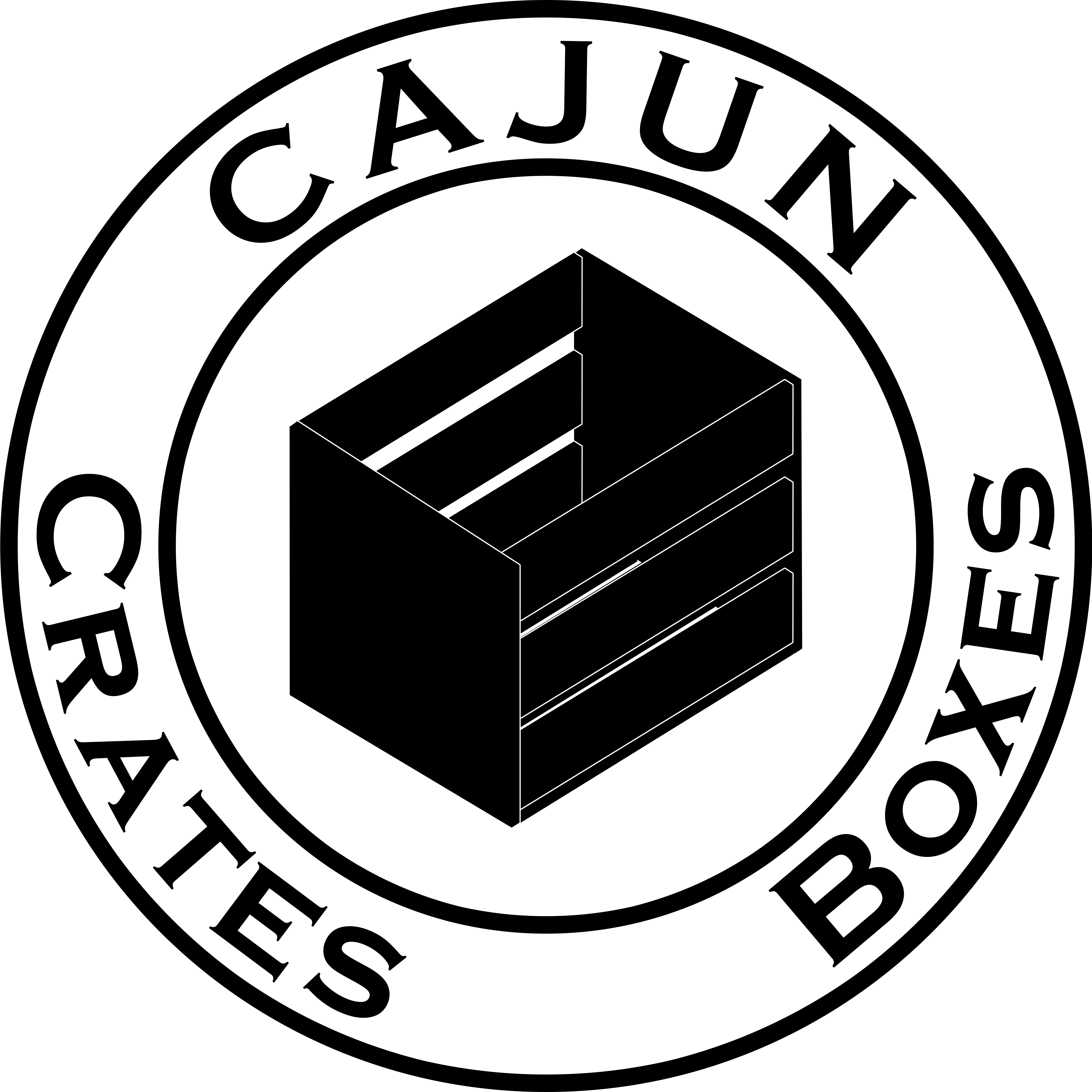 Cajun Crate and Box Company Logo